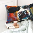 thumbnail image 6 of Kll Cow Pillow Covers Envelope Closure,Super Soft And Cozy Fuzzy Fleece Pillow Case Cover 14"X20", 6 of 9