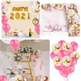 thumbnail image 5 of Paquete de 15 globos de fiesta, globo de confeti, juego de decoraciones con globos de 12 pulgadas, 5 of 5