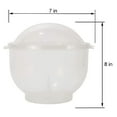 thumbnail image 5 of Lettuce KeeperTM - Lettuce Crisper Salad Keeper Container Keeps your Salads and Vegetables Crisp and Fresh- 7" X 8" (brown) (1) (1), 5 of 7
