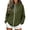 Army Green, variant on Ynynloco Women's Fall Spring Lightweight Hoodies Full Zip Up Oversized Sweatshirt Trendy Hooded Sweatshirts Jackets with Pockets
