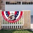 thumbnail image 5 of PATLOLLAV Patriotic American Fan Flag Independence Day Decorative Fan-Shaped Flag, Polyester Printed Hanging Flag for Holiday Parties, Garden Layouts & Patriotic Displays, 5 of 6
