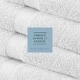 thumbnail image 6 of White Classic Luxury 100% Cotton Bath Towels, White, 30 x 56, 2 Pack, 6 of 7
