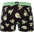 thumbnail image 2 of CRAZYBOXER Men's Underwear The Mandalorian Baby Yoda Stretch Breathable Boxer Brief Anti-irritation, 2 of 4