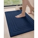 thumbnail image 2 of Tapete para Baño 50 x 80 cm, Alfombra de baño Antiderrapante, Tapetes para Baño Supersuave y Absorbente, Tapete de Baño Lavables A Máquina, Azul Marino, 2 of 2
