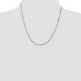 thumbnail image 2 of Auriga 925 Sterling Silver 1.5 mm Diamond-cut Flat Snake Chain Necklace for Women 20", 2 of 5