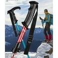 thumbnail image 3 of Collapsible Aluminum Hiking Poles With Quick Lock System, Folding, Telescopic, Ultralight For Senior Trekking, Backpacking, Hiking, 3 of 5