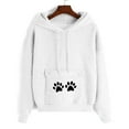 thumbnail image 7 of Yteetum Women's Pet Pouch Hoodies Oversized Drawstring Front Carry Pet Pouch Pullover Hooded Sweatshirts Womens Pet Graphic Print Loose Pet Big Pockets Long Sleeve Hooded Sweatshirt Fall Clothes, 7 of 7