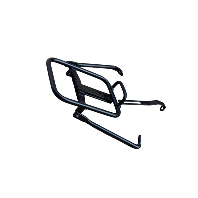 Ruiboury Carrier Bicycle Cargo Rack Pizza Adult Bikes Folding Bike Front Rack Black 18x13cm