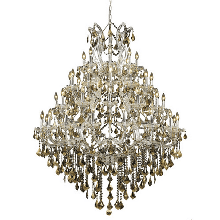 

Pendants Porch 49 Light With Golden Teak (Smoky) Crystal Royal Cut Chrome size 46 in 2940 Watts - World of Classic