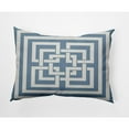 thumbnail image 2 of E by Design Greek New Key Nautical Indoor/Outdoor Lumbar Throw Pillow, 2 of 4