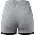 thumbnail image 5 of Pantalones cortos de mujer pantalones cortos activos de verano de cintura alta entrenamiento atlético pantalón corto para correr pantalones cortos de verano 2023, 5 of 5