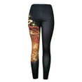 thumbnail image 5 of Gibobby Leggings Translúcido Mujer Imprimir Yoga Mujer Cintura Pantalones paraporte Pantalones Plus Tamaño Casual Pantalones（Anaranjado， S), 5 of 5