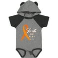 thumbnail image 3 of Inktastic Faith over Fear Leukemia Awareness with Orange Ribbon Boys or Girls Baby Bodysuit, 3 of 5
