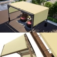 thumbnail image 4 of ColourTreeUSA  16 ft Length Pergola Cover Canopy Fabric Sun Shade Cloth 95% UV Block with Stainless Steel Weighted Rods 8' x 16' - Grey, 4 of 5