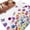 Purple Yellow, variant on 3'x5' Rug for Living Room Bedroom, Spring Flowers Washable Area Rugs Non-Slip Carpet Mats, Watercolor Butterfly Dragonfly Daisy Country Indoor Low Pile Area Rug Runner for Kitchen, Mudroom