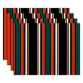 thumbnail image 2 of Simply Daisy 18" x 14" Multi-Stripe Stripe Print Placemat, Set of 4, 2 of 5