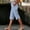 Z37 Light Blue, variant on Womens Striped Capri Pants Elastic Waisted Summer Casual Capris Lightweight Lounge Wide Leg Culottes with Pockets Khaki,L
