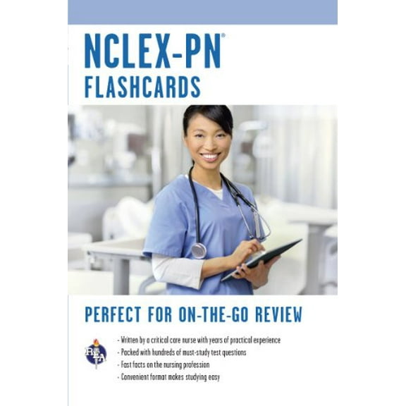 Pre-Owned NCLEX-PN Flashcard Book (Nursing Test Prep) (Paperback) 0738602116 9780738602110