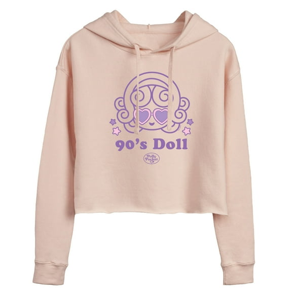 Polly Pocket - 90S Doll Polly Pocket - Junior's Cropped Hoodie