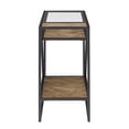 thumbnail image 6 of Weston Home Kofi Wood and Metal Console Table, Brown, 6 of 9