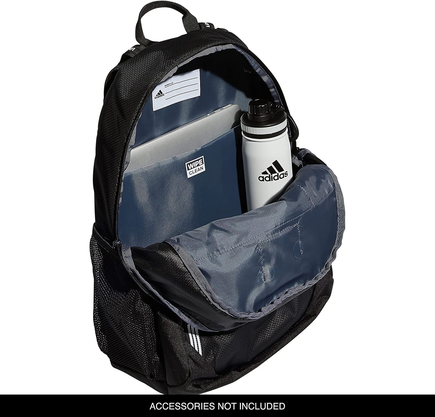 adidas backpack excell iii adidas Excel 6 Backpack, Black/White 3 Stripe Webbing, One Size