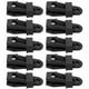 thumbnail image 1 of 10 pinzas para lona, abrazaderas grandes para carpas, resistentes, con agarre de bloqueo, para exteriores, color negro, 1 of 14