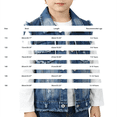 thumbnail image 2 of Kids Biker Denim Vest for Boys & Girls Distressed Lapel Jean Waistcoat, 2 of 3