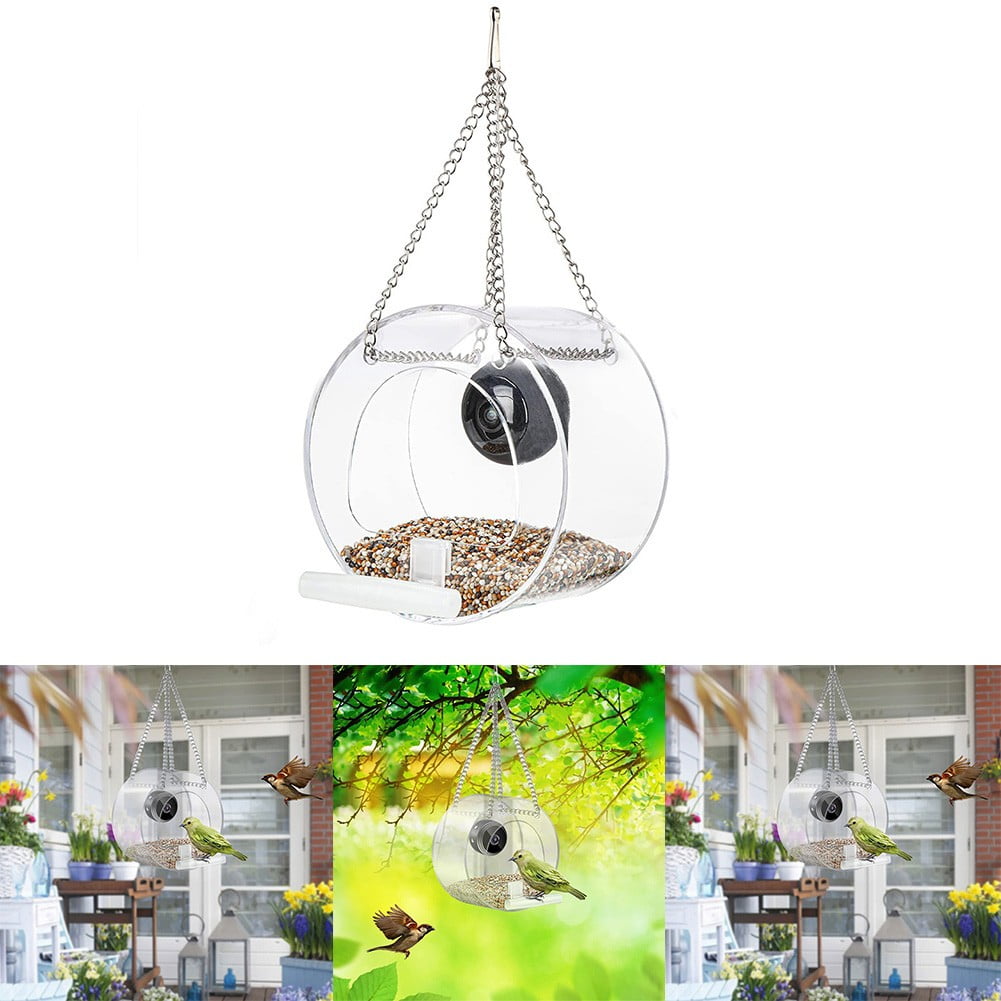 Bird Feeder With Wireless Outdoor Camera, Bird House With 720P Camera Night Version Wifi Camera For Outdoor Garden