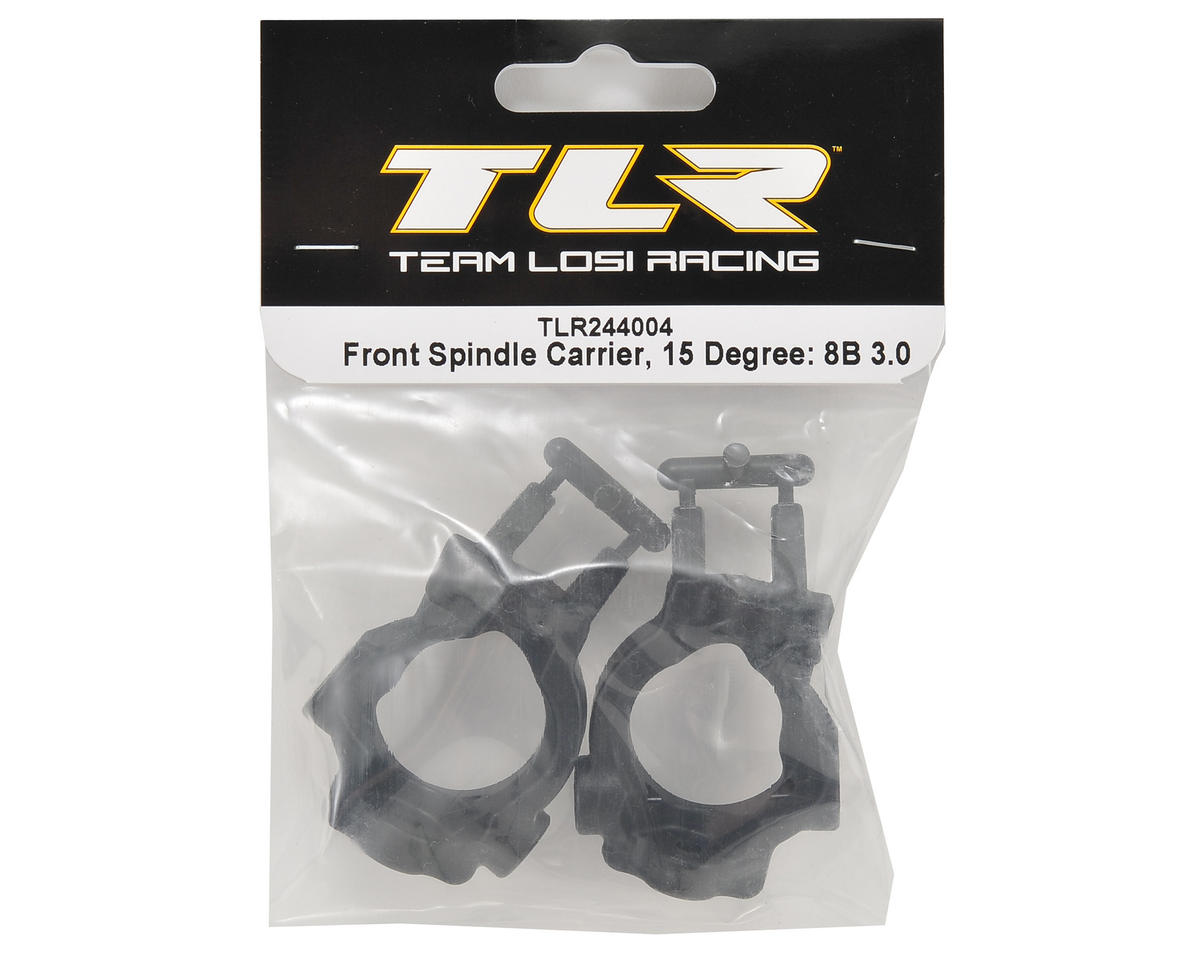 Team Losi Racing Front Spindle Carrier 15 Degree 8IGHT Buggy 3.0 TLR244004 Elec Car/Truck Replacement Parts - image 2 of 2