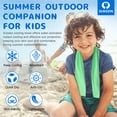 thumbnail image 2 of Sukeen 4 Packs Cooling Towel for Kids Necks, (31"x9") Ice Towel, Soft Breathable Cool Towel,Microfiber Cold Towel for Boys and Girls for Sports,Running,Exercise,School and More Activities, 2 of 9