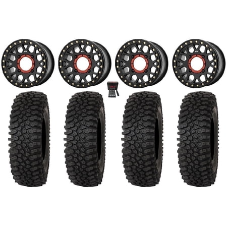 KS235 Grenade 15 Wheels Black 32 Roctane ST Tires Polaris RZR XP 1000 / PRO XP / Ranger XP 900/1000 KS235 Grenade 15 Wheels Black 32 Roctane ST Tires Polaris RZR XP 1000 / PRO XP / Ranger XP 900/1000