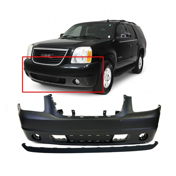 DCP Front Bumper Cover Kit For 2007-2014 GMC Yukon/XL 1500 GM1000818 GM1092189