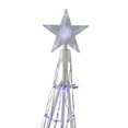 thumbnail image 6 of Northlight 5' Blue and White LED Lighted Twinkling Show Cone Christmas Tree Outdoor Decor, 6 of 7