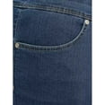 thumbnail image 7 of Women's Plus Size Blue Pull On Denim Bermuda Jean Short (MAA-489), 7 of 7