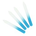 thumbnail image 5 of Unique Bargains Colorful Glass Multifunctional Nail File Small 6 Pcs Blue, 5 of 6