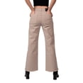 thumbnail image 3 of Jeans de mezclilla MCHK 6022. Corte wide leg. Color arena. Para mujer, 3 of 5