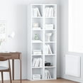 thumbnail image 5 of ALISENED 6 Cube Tall Skinny Bookcase, Narrow Organizer Shelf, Wood Corner Bookshelf, Storage Shelves, 5 of 7