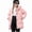 Pink, variant on Teylalorva Outerwear Jackets for Girls Mid Length Hooded Down Cotton Puffer Coat with Pockets Winter Autumn(2-11) Watermelon Red Size 140
