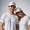 Cotton White and White, variant on Matching Mr. & Mrs. Embroidered Baseball Caps for Couples – Bridal Shower, Wedding & Honeymoon Gifts for Newlyweds