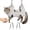 Grey, variant on Supet Cat Grooming Hammock Harness, Adjustable Breathable Sling with Secure Restraint for Nail Trimming, Bathing & Cleaning