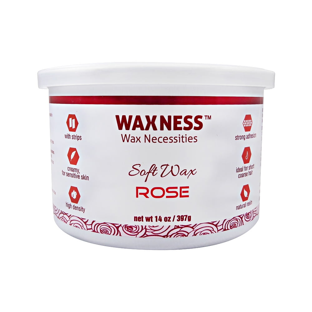 Waxness Wax Necessities Depilatory Soft Wax - Rose 14 oz (397g)
