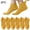 Yellow, variant on USSUMA 2024 Non Slip Grip Socks Gifts for Men 6 Pairs Man Socks Mesh Ventilation Non Slip Liner Footies Thin Socks Lightweight Socks 6x Socks Black