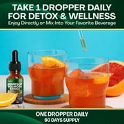 Soursop Leaves Extract Liquid Drops Supplement 1200 MG, Graviola, Sea Moss, Ashwagandha, Moringa, Black Cumin Seed, 6-in-1, Extra Strength for Daily Wellness, 60 Servings Mixed Berry Flavor