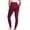 Wine, variant on AGKIZG Women Solid Color High Waist Yoga Pants Hip Lifting Tight Sports for Outdoor Running ness Workout