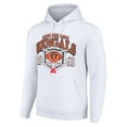 thumbnail image 2 of Men's Starter White Cincinnati Bengals 80s Retro Pullover Hoodie, 2 of 3