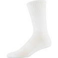 thumbnail image 3 of Gildan Men's Performance Crew Socks, 12-Pairs Large White, 3 of 6