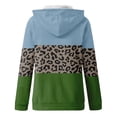 thumbnail image 3 of 50% off Clear! HAPIMO Discount Faux Denim Jackets for Women Girls Fall Fashion Tops Button Down Drawstring Jacket Womens Pocket Hoodie Outwear Casual Comfy Long Sleeve Blue S, 3 of 4