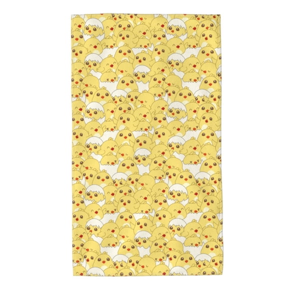 Balery Baby Chicks Toalla de Microfibra Premium con Estampado – 27.5x16 pulgadas, Alta Absorción, Suave y Aterciopelada, Secado Rápido