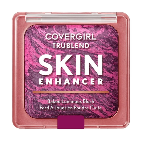 COVERGIRL TruBlend Skin Enhancer Baked Luminous Blush, 430 Berry Punch, 0.28oz