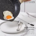 thumbnail image 4 of Country Kitchen Nonstick Induction Cookware Sets - 11 Piece Nonstick Cast Aluminum Pots and Pans with BAKELITE Handles - Induction Pots and Pans with Glass Lids - Grey, 4 of 8